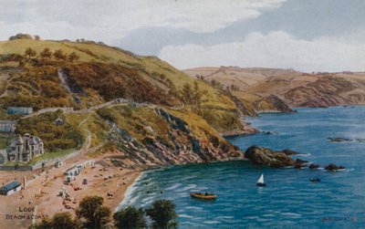 Looe, plage et côte - Alfred Robert Quinton